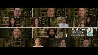 Una decena de artistas mexicanos le pidieron a los habitantes del Estado de México que no voten por el PRI