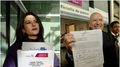 Teresa Castell e Isidro Pastor son los únicos candidatos independientes que buscan la gubernatura del Edomex