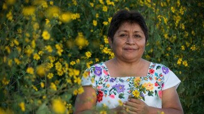 El grupo liderado por Pech detuvo en el sur del país la plantación de soya genéticamente modificada