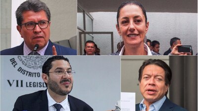 Ninguno de los cuatro aspirantes podría decirse el favorito de los capitalinos tras la encuesta de Morena.