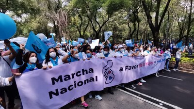 En la CDMX y otras entidades marcharon contra el aborto