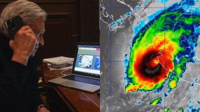 El presidente pidió a la población hacer caso a las autoridades y extremar precauciones