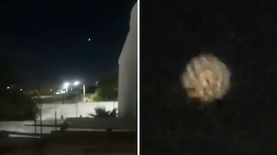 Una persona captó en un video el momento en el que apareció en el cielo