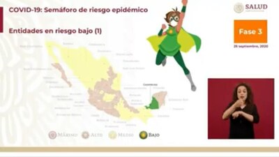 En el país hay 15 estado en color naranja, entre ellos la CDMX; 16 en semáforo amarillo y solamente 1 en verde