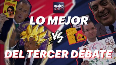 Nación321 trae para ti lo mejor del tercer y último debate entre los candidatos presidenciales