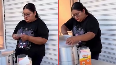 VIDEO | “Malagradecida”: tamalero encara a su exempleada por abrir su propio puesto en Tijuana