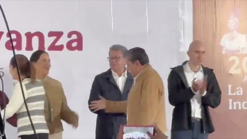 ¿Hay conflicto? Ricardo y David Monreal se ignoran durante evento de Sheinbaum en Zacatecas