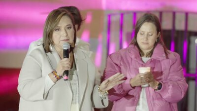 Arrancó su primer discurso como candidata con un minuto de silencio por las víctimas de violencia