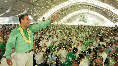 Eduardo Ramírez Aguilar, exdirigente estatal del Partido Verde y el principal inconforme con el PRI por la candidatura a gobernador
