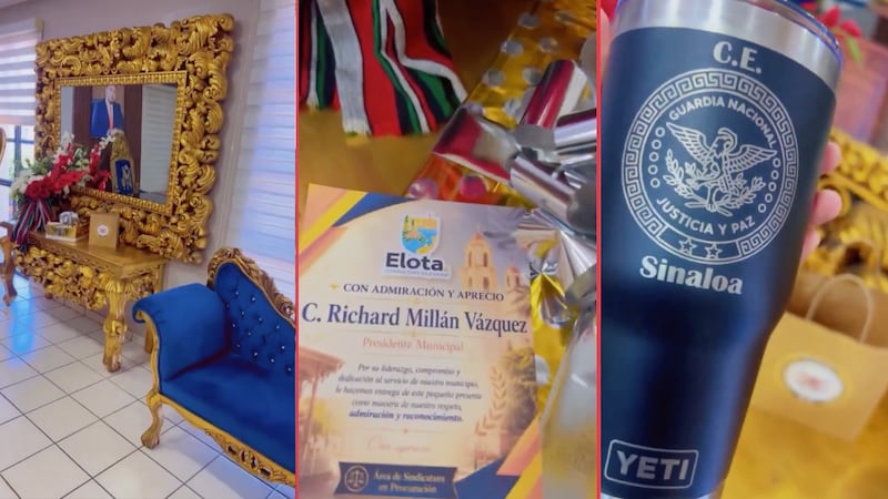 ¿Un regalo de la Guardia Nacional? Alcalde de Elota, Sinaloa, presume obsequios y lujos en redes