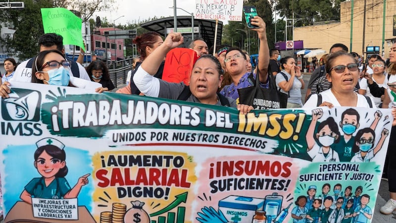 ¡Mega marcha de trabajadores del IMSS! ¿Qué puntos estarán bloqueados en CDMX?