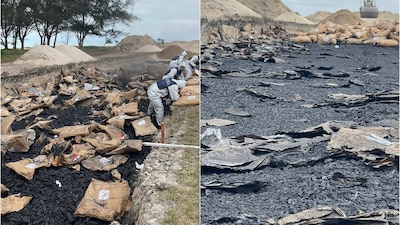 Las autoridades indicaron que las 33 toneladas estaban contaminadas con cocaína