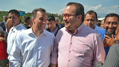 José Antonio Meade y Javier Duarte, exgobernador de Veracruz