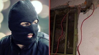 El cuerpo del delincuente permaneció en contacto con la electricidad durante varias horas