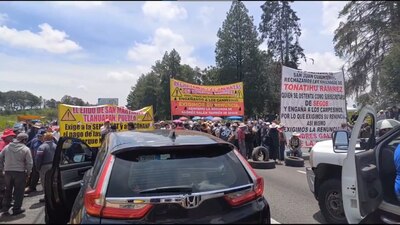 Los ejidatarios reclaman el pago de los predios expropiados para la construcción de la autopista