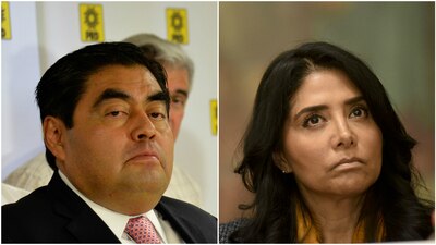 Miguel Barbosa y Alejandra Barrales
