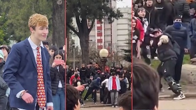 VIDEO: Batallas de ‘farmear aura’ pasó a los golpes en Argentina