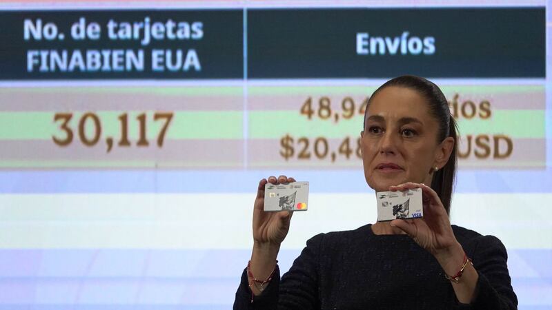 Anuncia Sheinbaum reducción en la comisión de envío de remesas con la tarjeta Finabien
