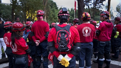 Un grupo de 120 elementos está operando en las zonas más afectadas de la CDMX