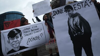 La desaparición de un joven capitalino despertó el enojo de un sector de la población hacia la policía de la CDMX