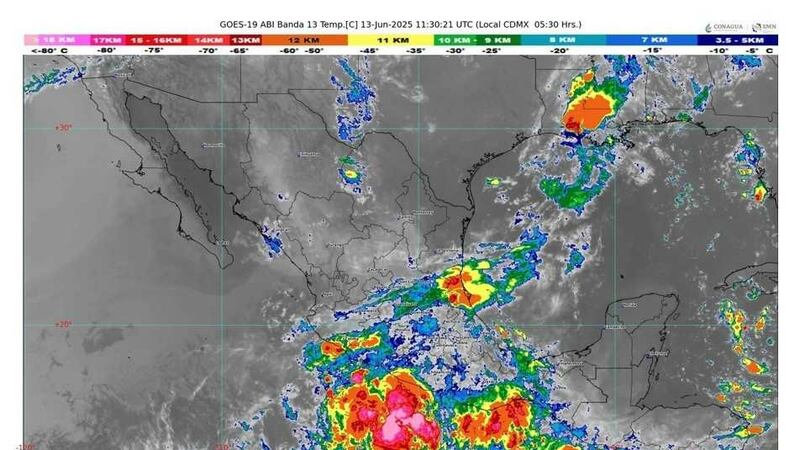 Tormenta tropical ‘Dalila’ se acerca a las costas Michoacán, Guerrero y Oaxaca; prevén fuertes lluvias