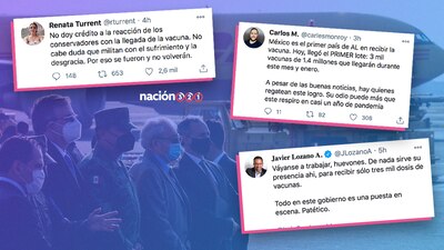 Mientras que opositores de 'mofan' del número de dosis, otros ven un poco más cerca el control de la pandemia