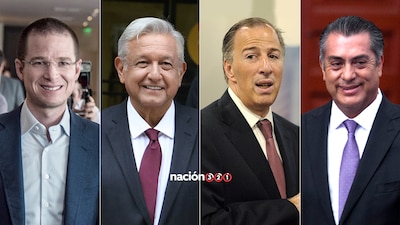 Ellos compiten por la Presidencia. ¿Con cuántos bienes entrarían?