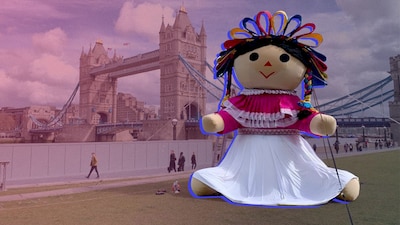 La muñeca mexicana estuvo varios días en la ciudad de Londres