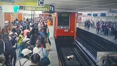 Debido a una revisión en las vías en la estación Indios Verdes
