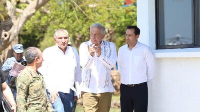 Este fin de semana, el Presidente visitó el sureste para superar las obras del megaproyecto federal