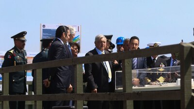 El mandatario reiteró que el puerto aéreo estará listo en marzo de 2022