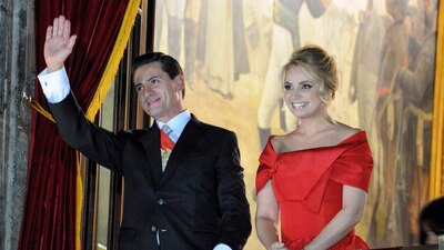 Así vivió la familia presidencial su último festejo de la independencia desde el balcón de Palacio Nacional