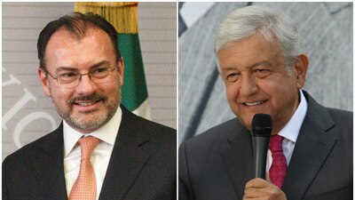 Luis Videgaray y Andrés Manuel López Obrador