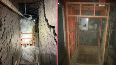 Contaba con sistema de ventilación, electricidad y rieles para el traslado de grandes cantidades de droga