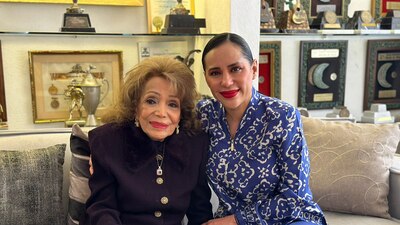 El homenaje se llevó a cabo en casa de María Victoria