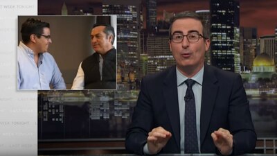 John Oliver incluyó una entrevista de Nación321 en su programa dominical que se transmite por HBO