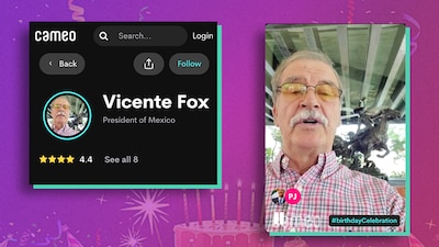 Si quieres que Fox te cante las mañanitas podrás contratar sus servicios a través de una app