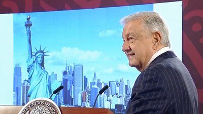 AMLO dijo que, con la resolución de liberación a Assange, ahora la "Estatua de la Libertad está contenta"