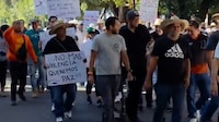 Paro Nacional en Uruapan: Ciudadanos marchan en protesta por la muerte de Carlos Manzo