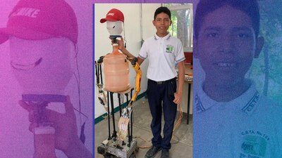 Desde niño quiso crear robots