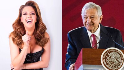 Alicia Machado agradeció el apoyo a Venezuela de AMLO y los mexicanos
