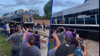 Un tren carguero transportó 10 tolvas con cemento y dos tanques con ácido fluorhídrico