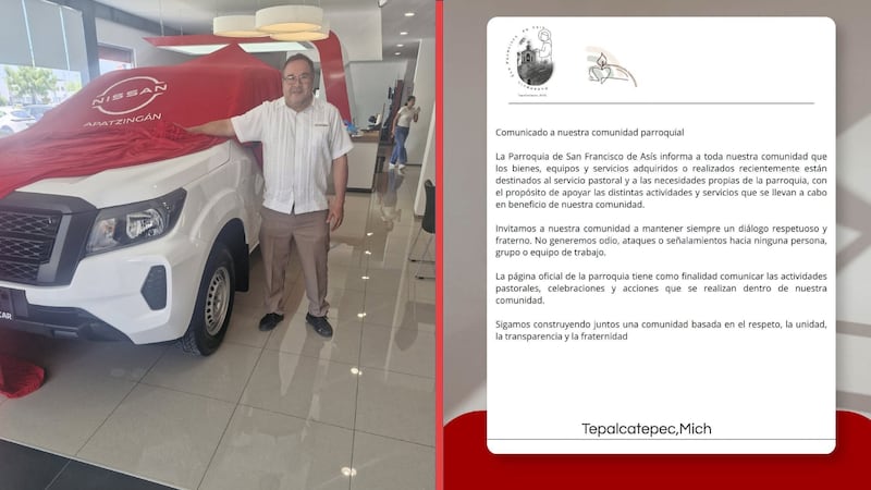 Sacerdote desata polémica por comprar camioneta con diezmos de feligreses en Michoacán