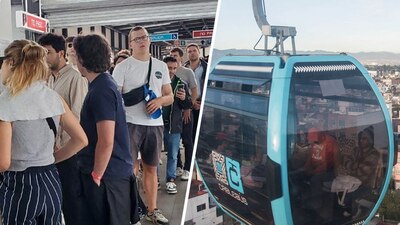 La ruta cruza por los vestigios de lo que fue el área limítrofe del Lago de Texcoco