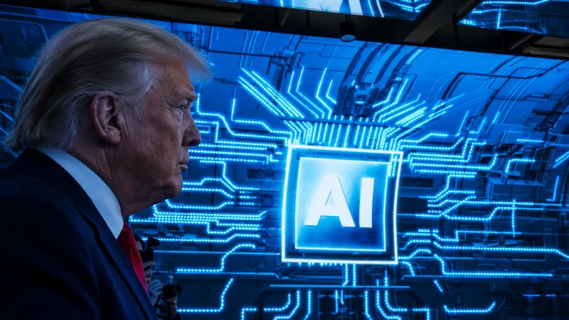 Trump se niega a regular la IA de EU por miedo a ceder ventaja a China