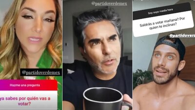Estos son algunos de los actores que se prestaron para la estrategia electoral del PVEM