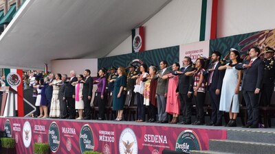 Este 16 de septiembre, miles de mexicanos se congregaron para admirar el despliegue de cientos de uniformados