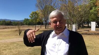 López Obrador publicó un video previo a una reunión con empresarios de ese estado