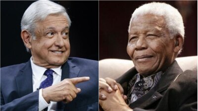 El líder de izquierda mexicano fue comparado por su edad con Mandela