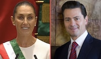 Peña Nieto deseó suerte a Claudia Sheinbaum tras tomar protesta como presidenta